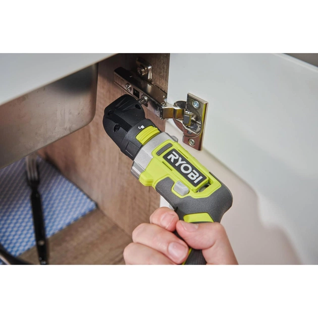 Викрутка акумуляторна Ryobi RSD4-120TA2, USB Lithium, 4V, 1х2Ah, 5Нм, 200об/хв, 2 насадки ,10 біт, кейс (5133006211) - изображение 4