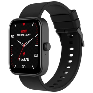 Смарт-годинник 2E Alpha SQ Music Edition 46mm Black (2E-CWW40BK) зображення 1