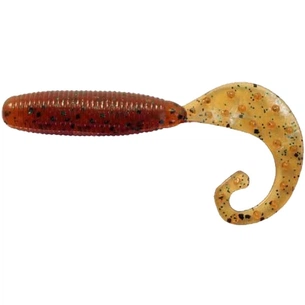 Силікон рибальський Reins FAT G TAIL GRUB 2" 568 Fire Sugar 20шт (1552.04.09) зображення 1