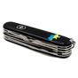 Ніж Victorinox Huntsman Ukraine Black "Карта України Жовто-Блакитна" (1.3713.3_T1166u) - зменшене зображення 5