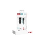 Зарядний пристрій XO TZ09 2.4A/2 USB + cable Type-C Black (XO-TZ09T-BK) - зменшене зображення 5