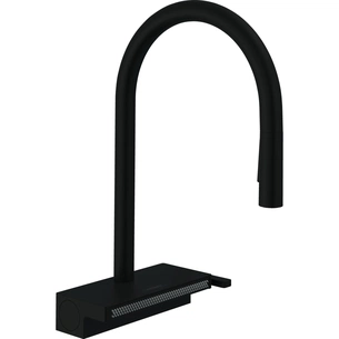 Змішувач Hansgrohe Aquno Select M81 , 22 см , чорний матовий (73837670) зображення 1