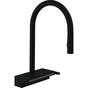 Змішувач Hansgrohe Aquno Select M81 , 22 см , чорний матовий (73837670) - зменшене зображення 1