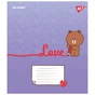 Зошит Yes Line Friends. Love letter 12 аркушів коса лінія (766934) - зменшене зображення 2