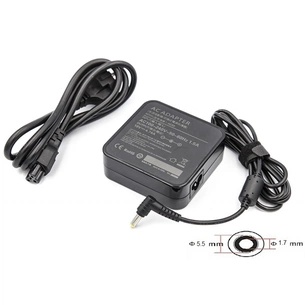 Блок живлення до ноутбуку PowerPlant ACER 220V, 19V 90W 4.74A (5.5*1.7) wall mount (WM-AC90F5517) зображення 1