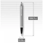 Ручка кулькова Parker IM 17 Stainless Steel CT BP блістер (26 236) - зменшене зображення 5