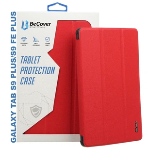 Чохол до планшета BeCover Smart Case Samsung Tab S9 Plus (SM-X810/SM-X816)/S9 FE Plus (SM-X610/SM-X616) 12.4" Red (710325) зображення 1