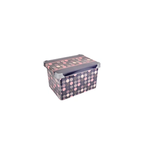 Контейнер для зберігання Violet House 0648 Decor Polka Dot 20 л (0648 DECOR POLKA DOLT з/кр. 20 л) зображення 1
