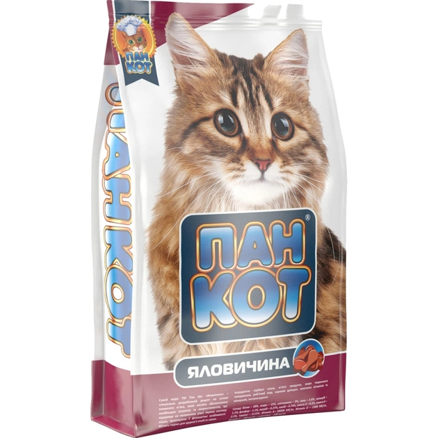 Сухий корм для кішок Пан Кот Яловичина 400 г (4820111140374) - зображення 1