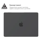 Чохол до ноутбука Armorstandart 13.6" MacBook Air M4/M3/M2 (A3240/A3113/A2681) Black Matte Shell (ARM80470) - зменшене зображення 3