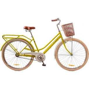 Велосипед Дорожник 28" COMFORT FEMALE 2017 14G 19" St жовтий (OPS-D-28-068) зображення 1