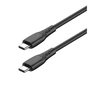 Дата кабель USB-C to USB-C 2.0m 3A 60W textured PVC black ColorWay (CW-CBPDCC095-BK) - уменьшенное изображение 3