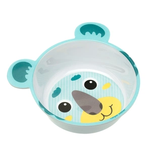 Тарілка дитяча Canpol babies антипідслизгова з вушками 490 мл Зелена (4/520_gre) зображення 1