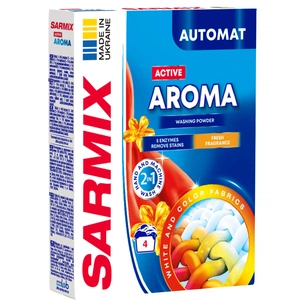 Пральний порошок Sarmix Active Aroma для всіх типів прання 300 г (4820268104199) зображення 1