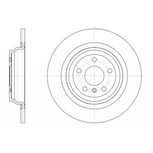 Гальмівний диск REMSA 61577.00 зображення 1