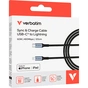 Дата кабель USB-C to Lightning 1.2m black Verbatim (31844) - зменшене зображення 4