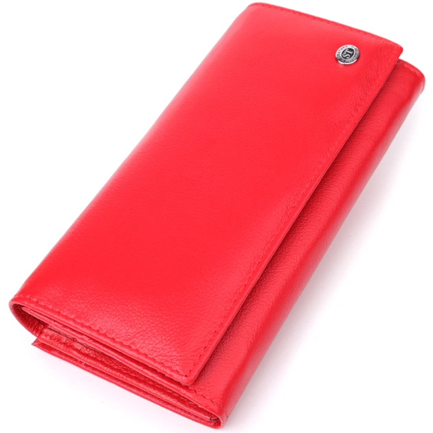 Кошелек ST Leather Из натуральной кожи Красный (23105) - изображение 1