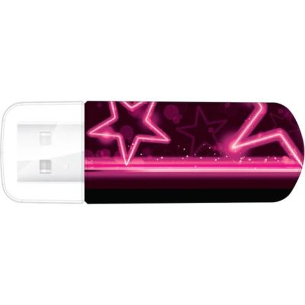 USB флеш накопичувач Verbatim 16GB STORE'NGO MINI NEON PINK USB 2.0 (49396) - изображение 1
