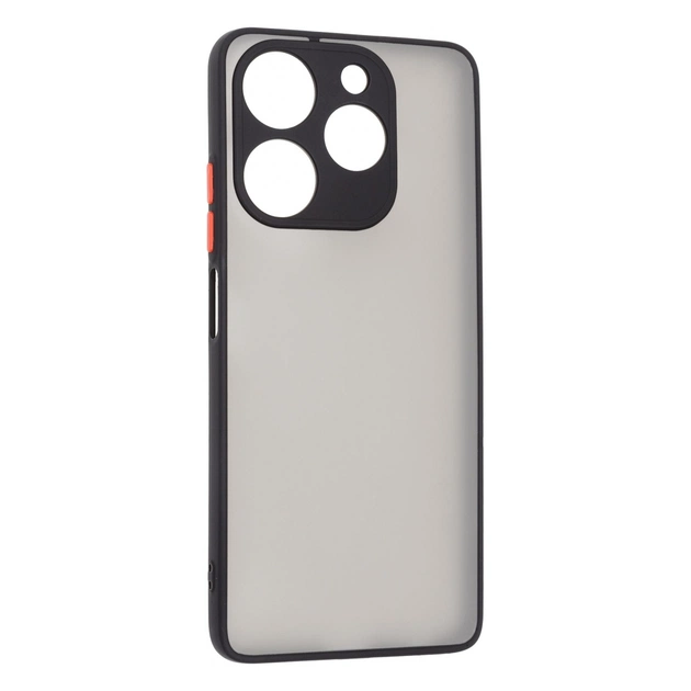 Чохол до мобільного телефона Armorstandart Frosted Matte Tecno Spark 10 Pro (KI7) Black (ARM70501) - зображення 1