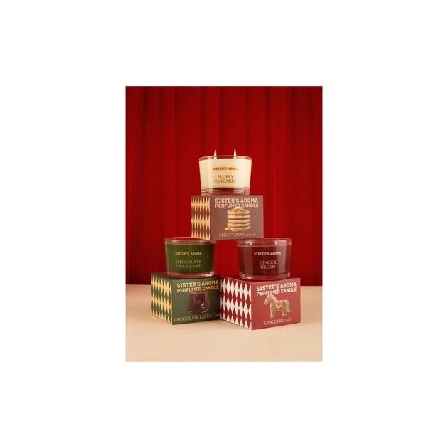 Ароматична свічка Sister's Aroma Chocolate Layer Cake 150 г (4820227786282) - picture 5