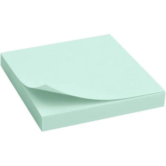 Бумага для заметок Axent with adhesive layer 75x75мм, 100sheets., pastel green (2314-02-А) - изображение 1