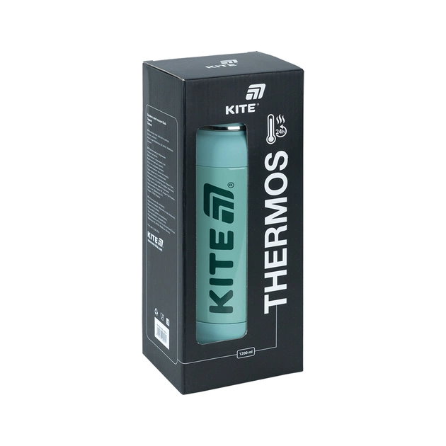 Термос Kite 1200 мл, зелений (K25-1225-3) - зображення 6