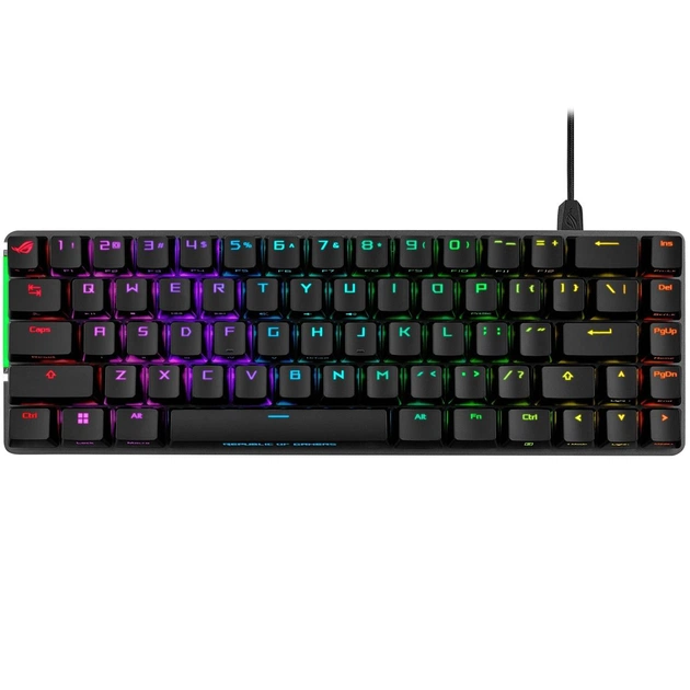 Клавiатура Asus ROG Falchion Ace LED 68key NX RD Black (90MP0346-BKUA01) - зображення 1