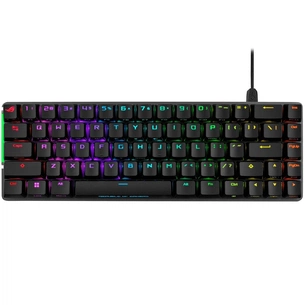 Клавiатура Asus ROG Falchion Ace LED 68key NX RD Black (90MP0346-BKUA01) зображення 1