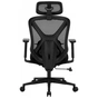 Офісне крісло GT Racer B-5759 Black/Black - зменшене зображення 5