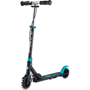 Самокат Globber Flow Element Junior Lights LED, чорно-бірюзовий (729-105) зображення 1