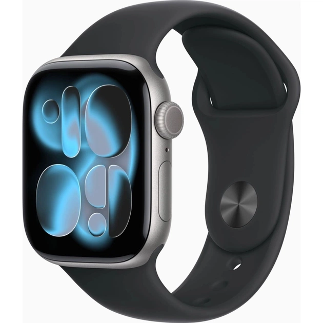 Смарт-годинник Apple Watch Series 11 GPS 42mm Space Grey Aluminium Case with Black Sport Band - M/L (MEQX4RK/A) - зображення 1