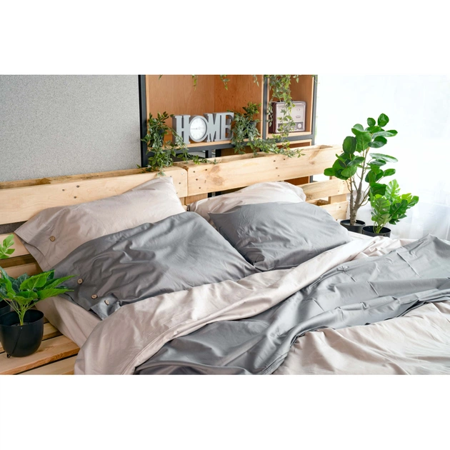 Простирадло Ardesto на резинці Mix&Match сатин 180х200+30 см айворі (ART1820FSC) - picture 9