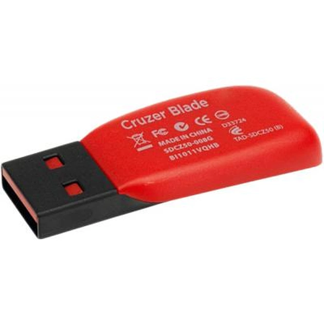 USB флеш накопичувач SanDisk 128GB Cruzer Blade USB 2.0 (SDCZ50-128G-B35) - picture 6