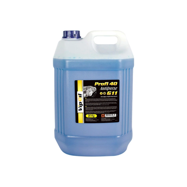 Антифриз VIPOIL G11 Profi 40 blue 20кг (701254) - зображення 1