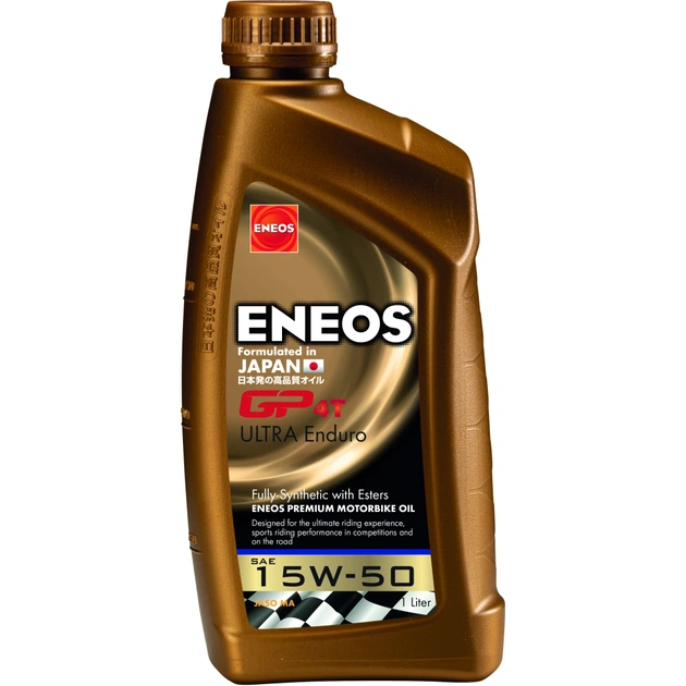 Моторна олива ENEOS GP4T Ultra Enduro 15W-50 1л (EU0145401) - зображення 1