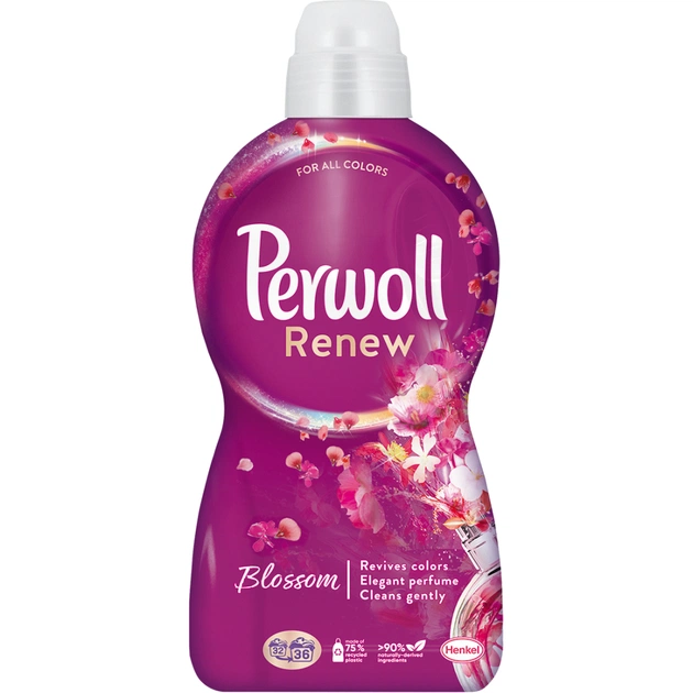 Гель для прання Perwoll Renew Blossom Відновлення та аромат 1.98 л (9000101577778) - зображення 1
