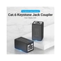 Сращиватель UTP 1+1 RJ45 cat 6e, Black Vention (IPVB0) - уменьшенное изображение 3