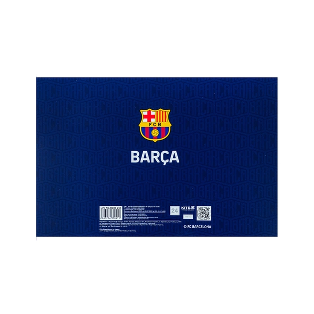 Альбом для малювання Kite FC Barcelona, 24 аркуша (BC25-242) - picture 4