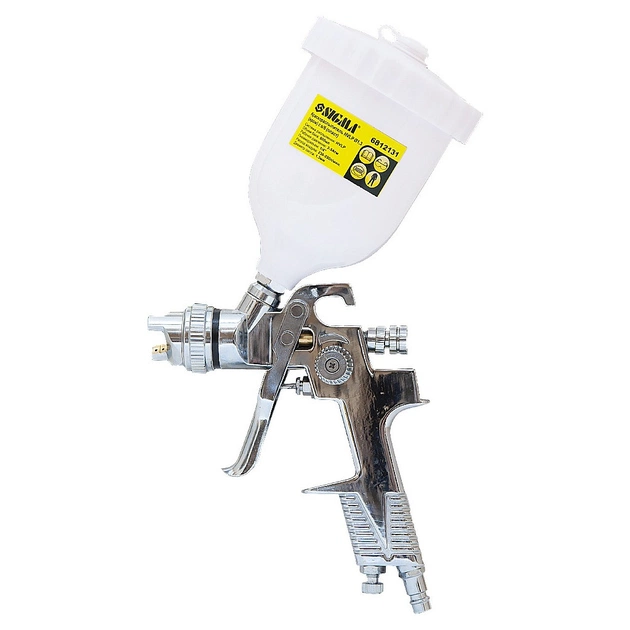 Фарбопульт Sigma HVLP 1.3мм (хром) верхній бак (пласт) (6812131) - picture 2