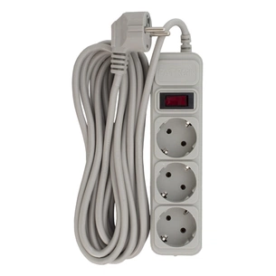 Мережевий фільтр живлення Patron EXT-PN-SP-1035-GR, 5m Gray (EXT-PN-SP-1035-GR) зображення 1