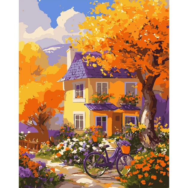 Картина по номерам Santi Тепла осінь 40*50 см (954835) - изображение 1