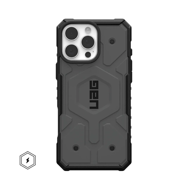 Чохол до мобільного телефона UAG iPhone 16 Pro Max Pathfinder Magsafe Silver (114469113333) - зображення 1