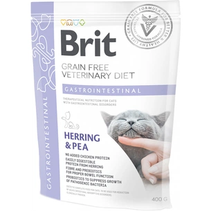 Сухий корм для кішок Brit GF VetDiets Cat Gastrointestinal 400 г (8595602528431) зображення 1