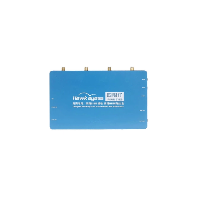 Відеоприймач (VRX) Hawkeye 4 eyes 5.8G 4CH in 1 HDMI AV output box (H4E4) - зображення 4