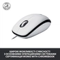 Мишка Logitech M100 USB White (910-006764) - зменшене зображення 4