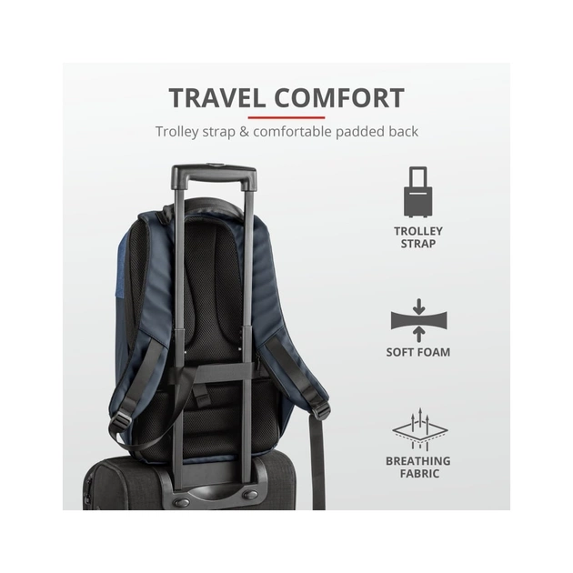 Рюкзак для ноутбука Trust 16" Nox Anti-theft BLUE (23307) - picture 11