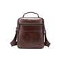 Сумка Vintage Шкіряна Коричнева (14835) - зменшене зображення 2