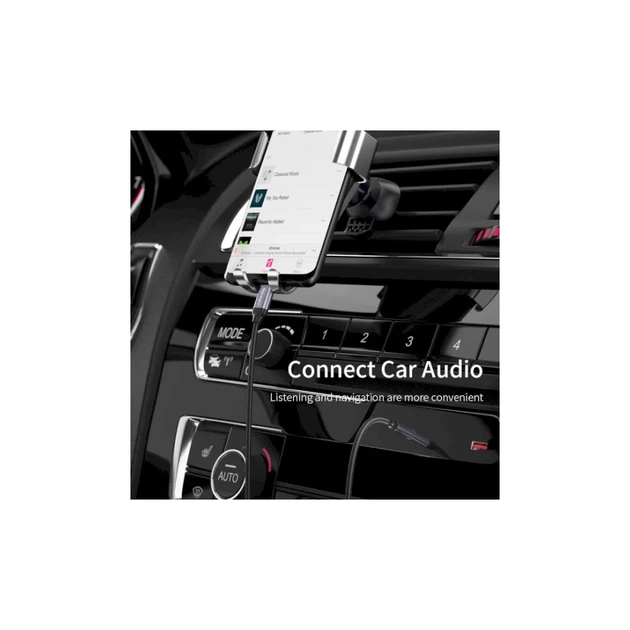 Кабель мультимедійний USB-C to 3.5mm M 1.0m gray Essager (EZJE02-0G) - зображення 4