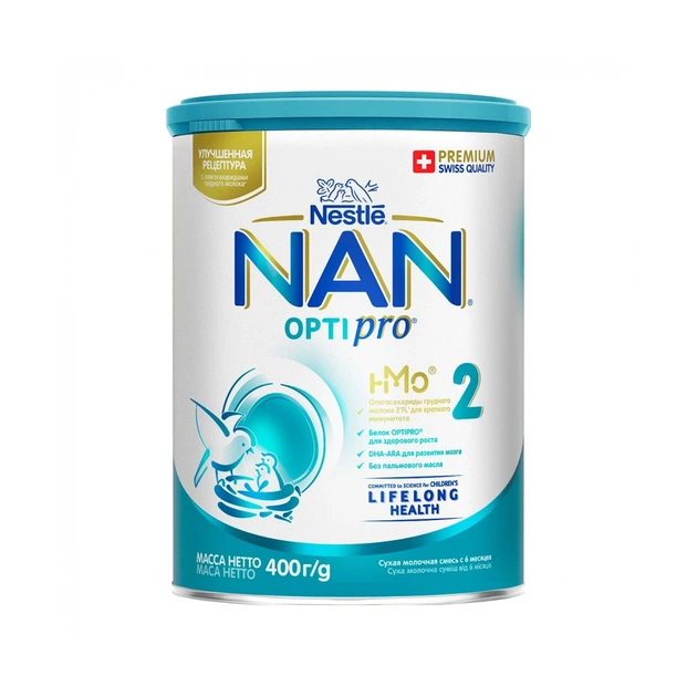Дитяча суміш Nestle NAN 2 Optipro 2'FL від 6 міс. 400 г (7613032477493) - зображення 1