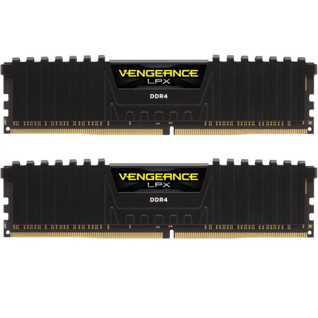 Модуль пам'яті для комп'ютера DDR4 16GB (2x8GB) 4000 MHz Vengeance LPX Black Corsair (CMK16GX4M2K4000C19) - изображение 1